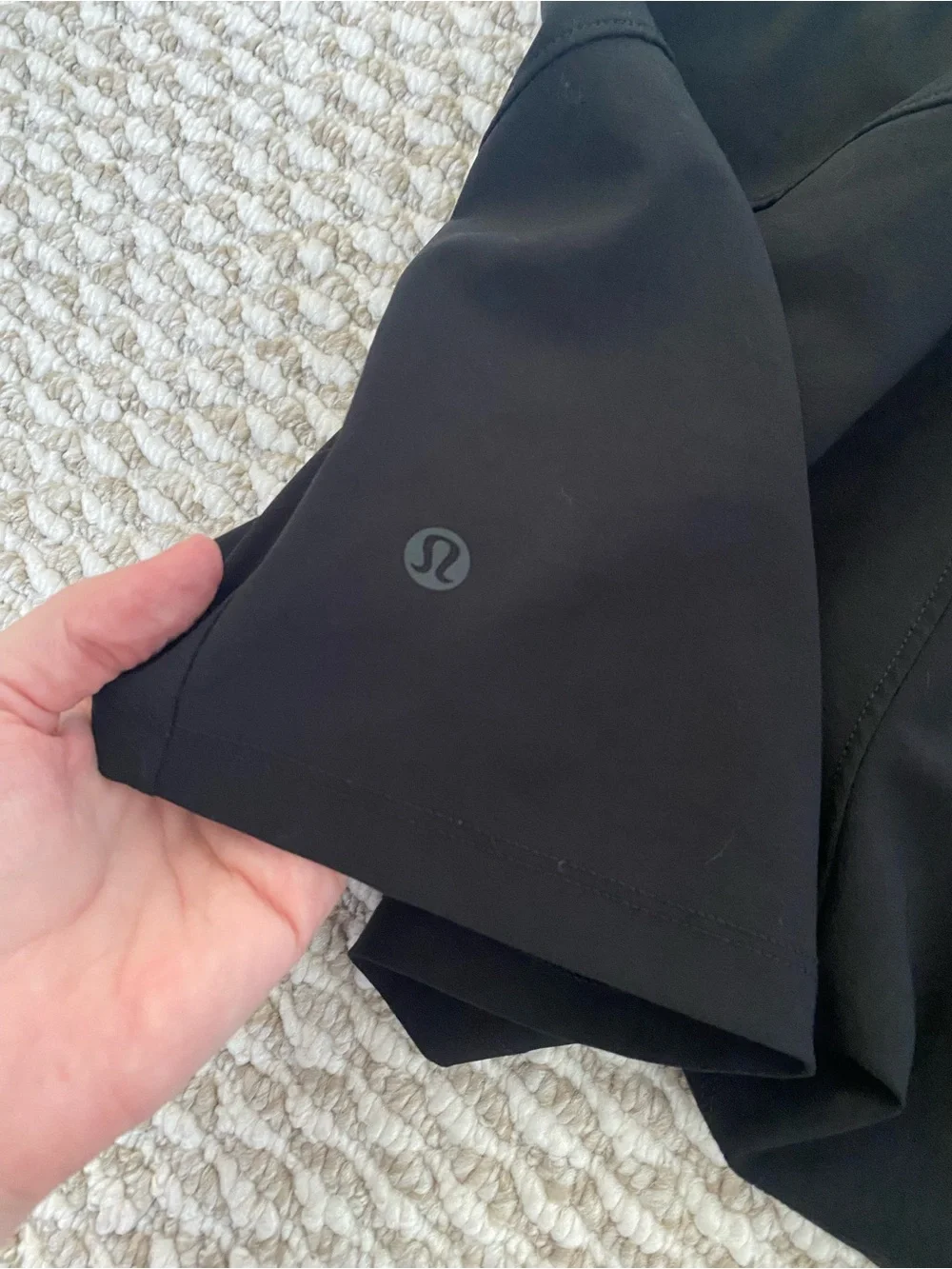 Lululemon On The Fly Short Black Woven